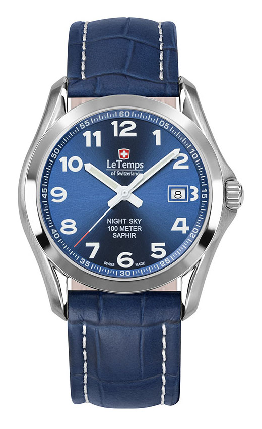 SPORT ELEGANCE GENT SAPHIR QUARZ WATCH 100M